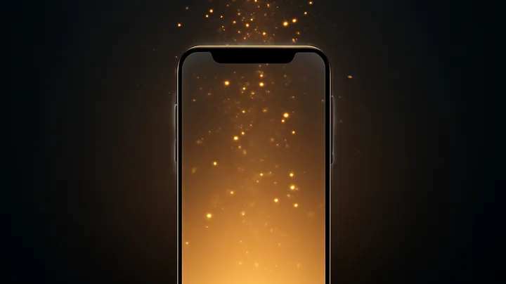 87777 BET COM - Modern phone with glowing screen 87777 BET COM Modern phone with glowing screen